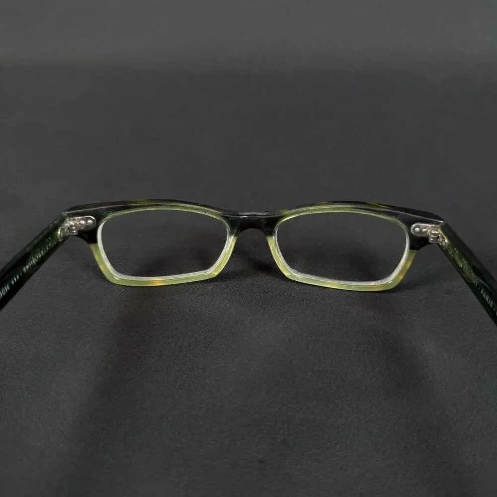 Jean Lafont Felicie 414 50-16 142 Green Tortoise Eyeglass Paris Only Frame